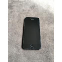 Apple iPhone Grey/Black 16gb with black leather cover