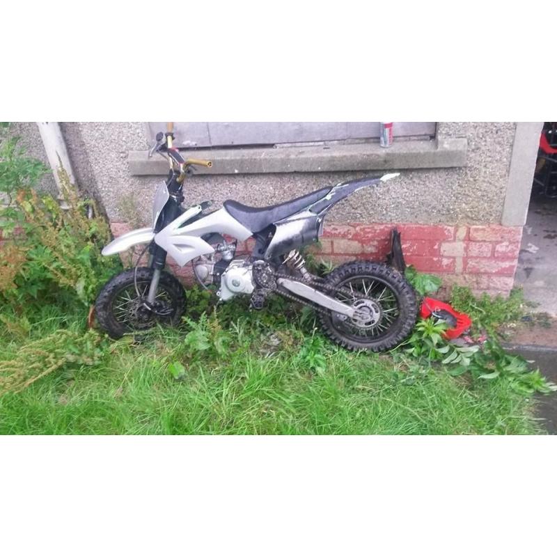 pit bike for parts (engine needs work)