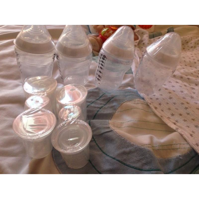Brand New Tommee Tippee Bottles & Formula Tubs