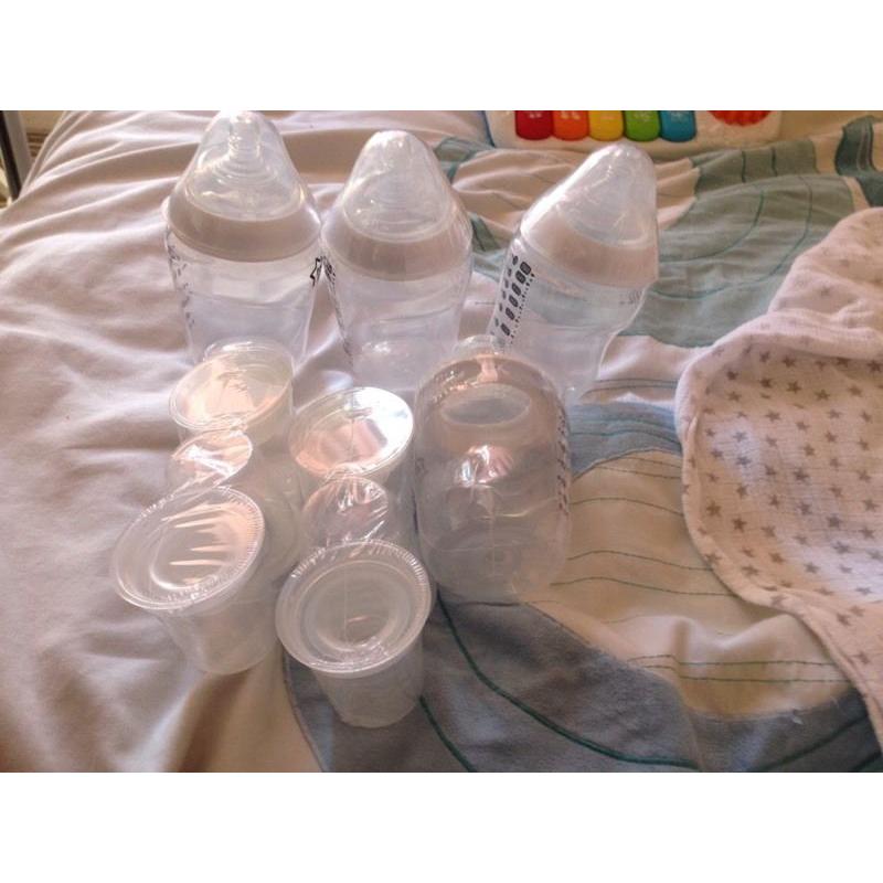 Brand New Tommee Tippee Bottles & Formula Tubs