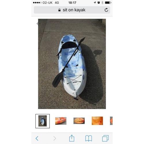 Looking a sit on kayak