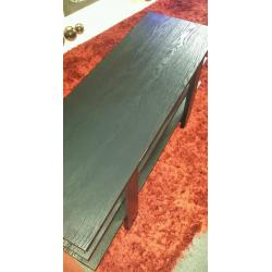 Black ash TV stand