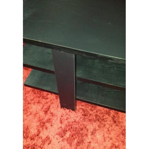 Black ash TV stand