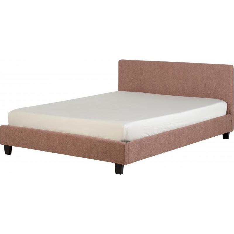 Brand New Double 4ft6 Bed Frame, High Quality Italian Chenille Fabric, Mattress of choice available