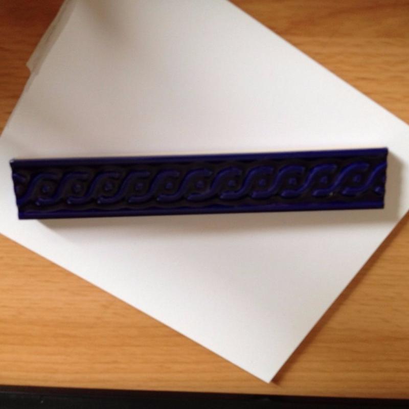 Brand New Border/edge tiles: Royal Blue