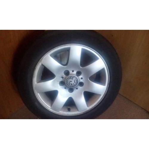 5 VAUXHALL ALLOY WHEELS TYRES FOR SALE