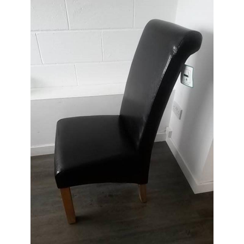 Up Date your Dining Table with New High Rolled Backed Dinig Chairs