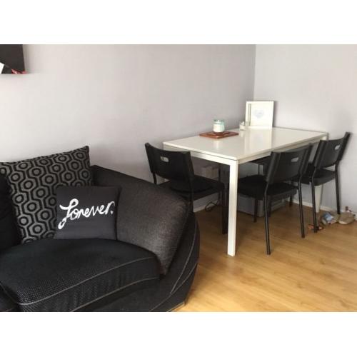 3 bedroom flat 1 up looking for 4 bedrooms .