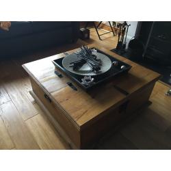 Solid Pine Corona storage coffee table