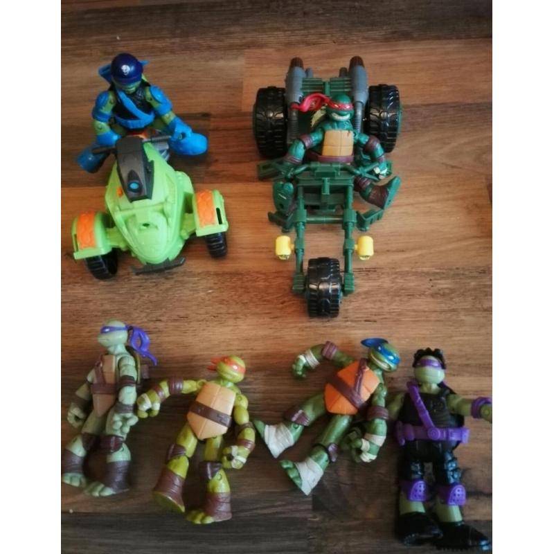 Ninja turtles toys package