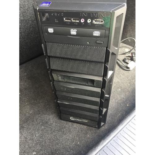 Jet Black GAMING/EDITING/WORK Computer Tower