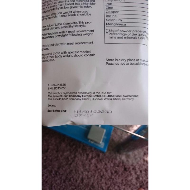 Vanilla Juice PLUS+ Powder