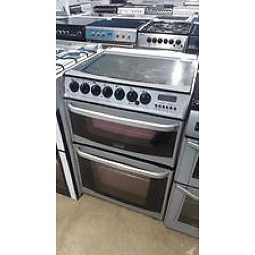 c554 silver cannon 60cm dual fuel cooker comes with warranty can be delivered or collected