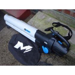 mac allister electric garden blower vac