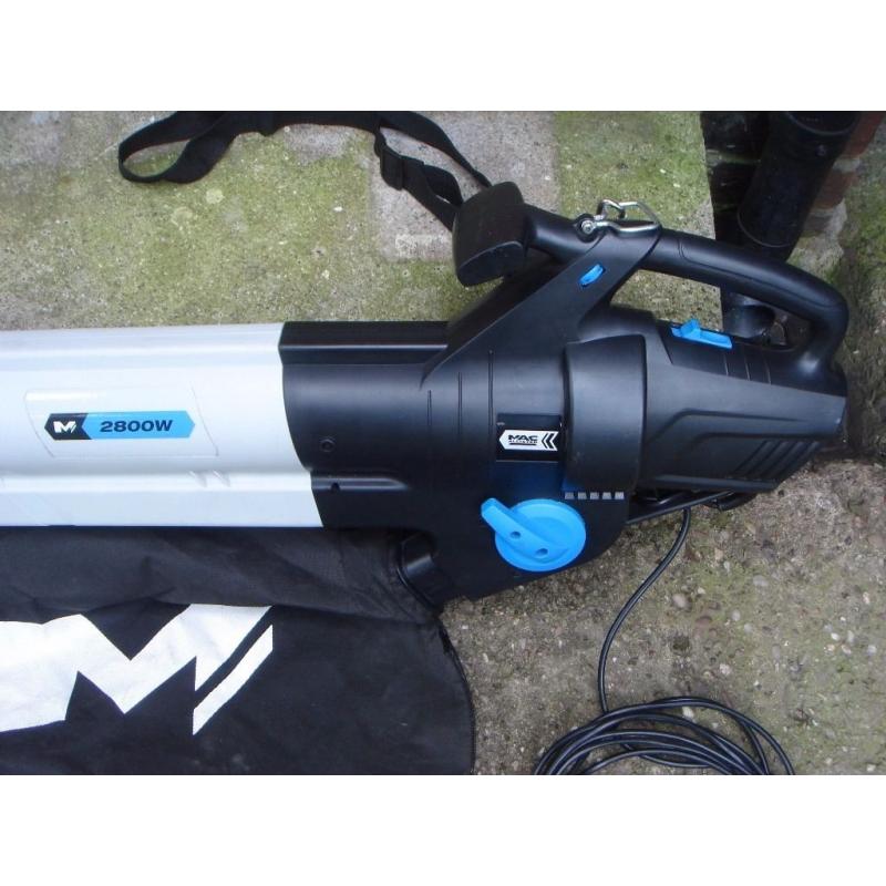 mac allister electric garden blower vac