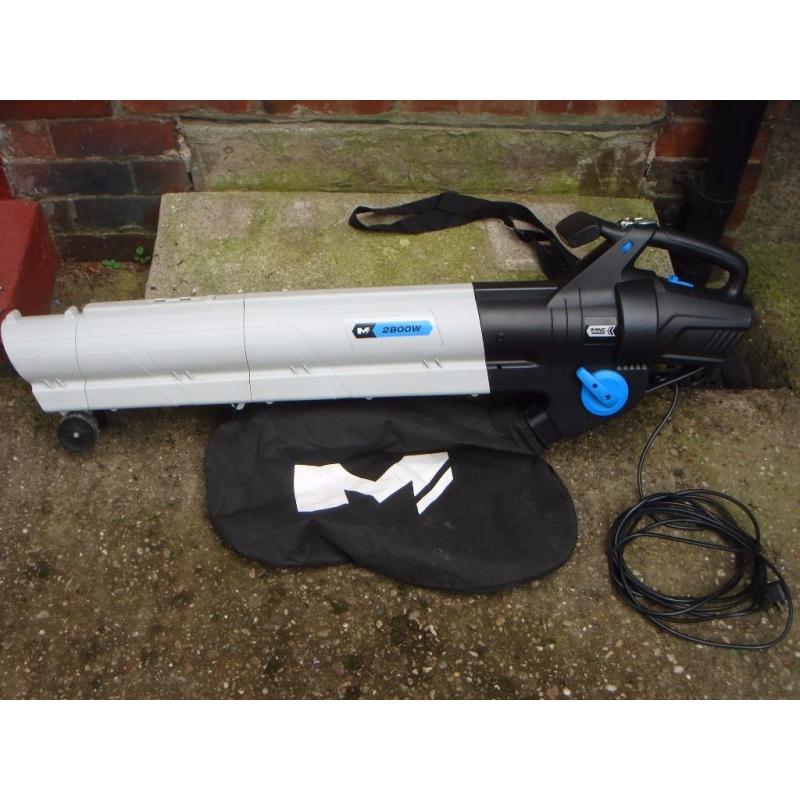 mac allister electric garden blower vac