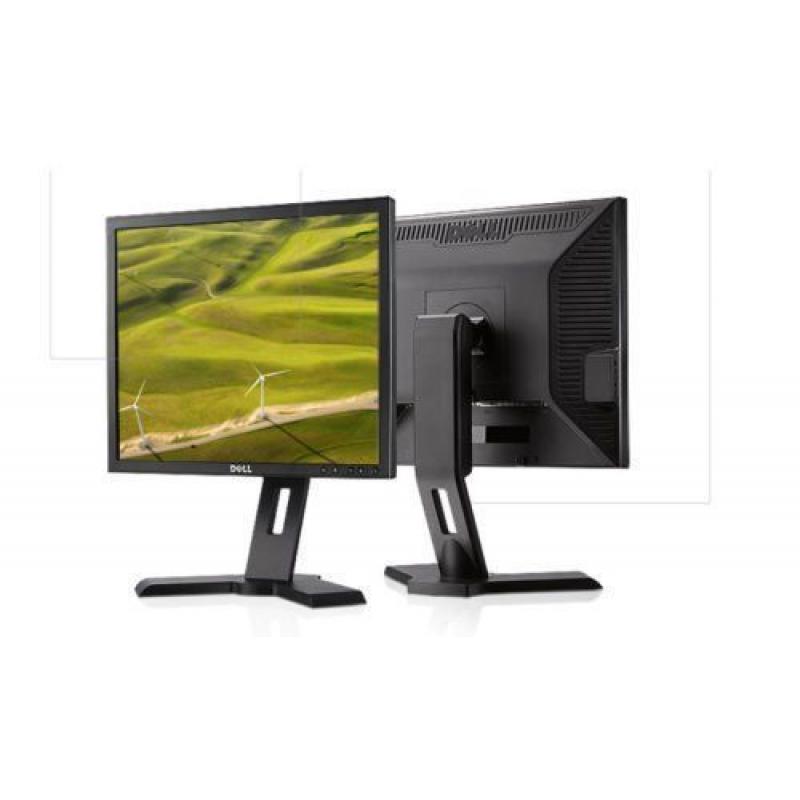 Dell P190St 19" LCD Monitor DVI VGA USB Hub Rotate Portrait Tilt Swivel (Black)