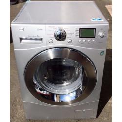 //(%)\ 9KG LG SILVER STEAM DIRECT DRIVE INCLUDES 12 MONTHS GUARANTEE