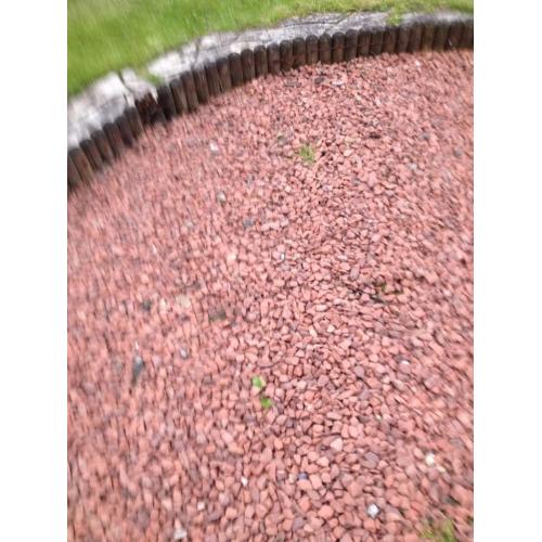 garden red stones pick up only