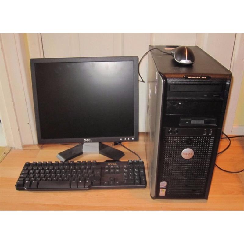 Complete Dual Core Core2Duo 2.33GHz Windows 10 desktop PC. (Dell Optiplex 755)