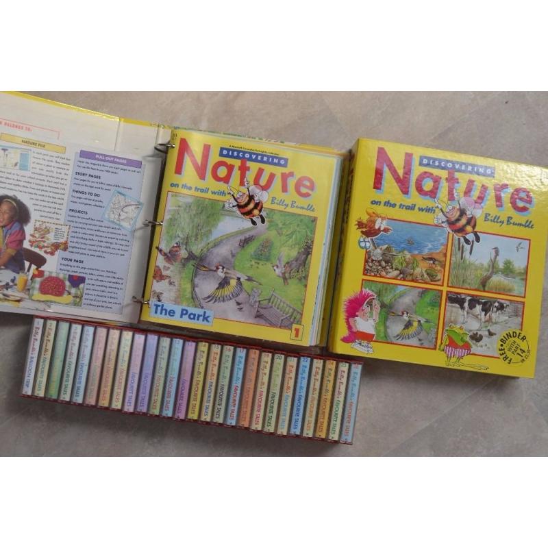 DISCOVERING NATURE - ON THE TRAIL WITH BILLY BUMBLE - COMPLETE SET - 1992 COLLECTIBLE