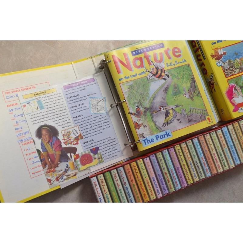 DISCOVERING NATURE - ON THE TRAIL WITH BILLY BUMBLE - COMPLETE SET - 1992 COLLECTIBLE