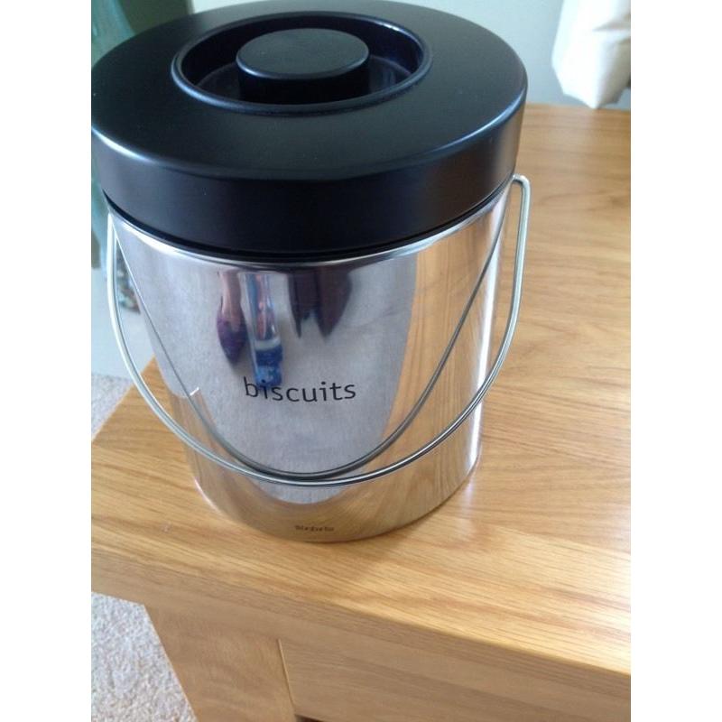 Brabantia Chrome Biscuit Barrel