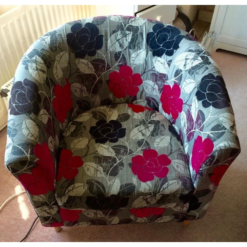 Floral Tub Chair