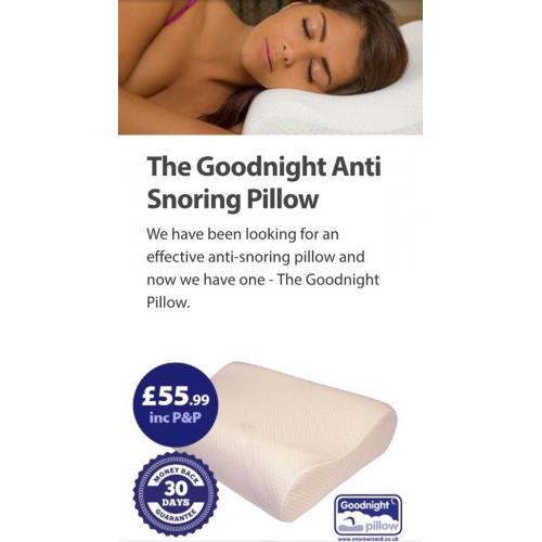 Anti snore pillow (brand new)