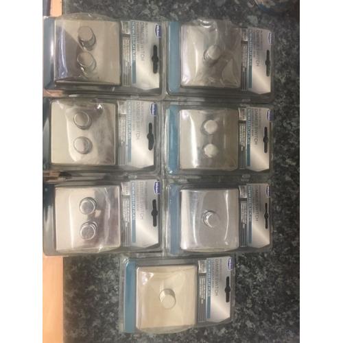Dimmer light switches doubles and singles