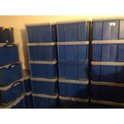 Really useful storage box stationary boxes courier boxes wardrobe blue boxes