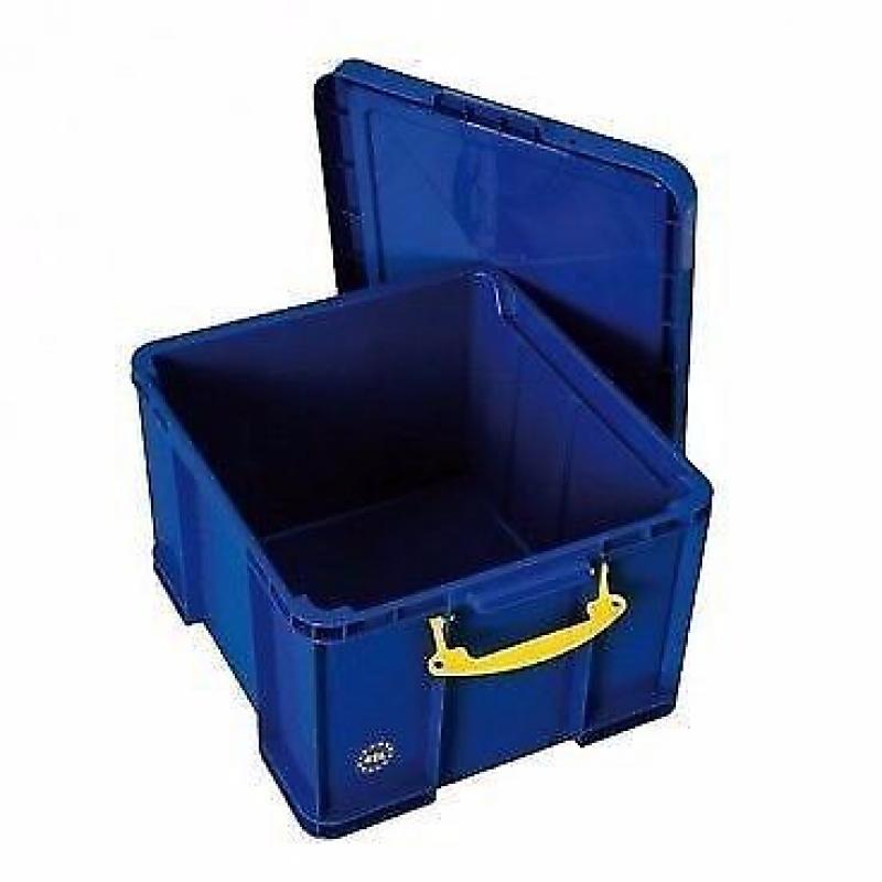 Really useful storage box stationary boxes courier boxes wardrobe blue boxes