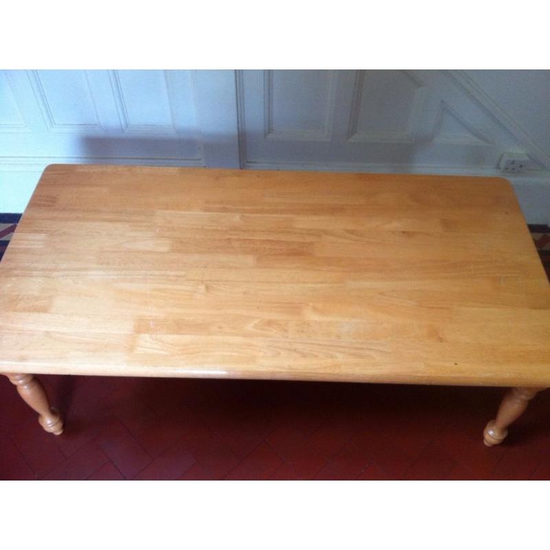 Solid Wood Large Coffee Table / Can Deliver