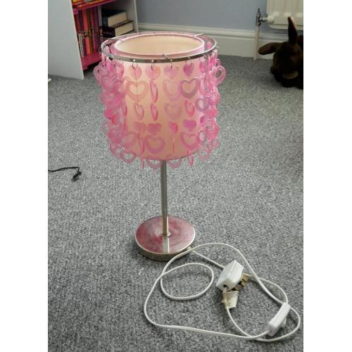 Pink Bedside Lamp