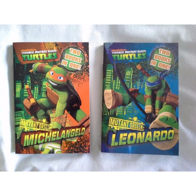 Teenage Mutant Ninja Turtles x 2 books.