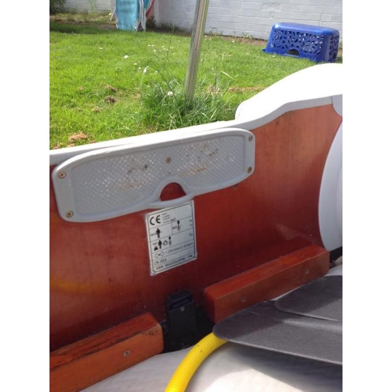 Seago 270 inflatable dinghy tender inflatable floor and keel