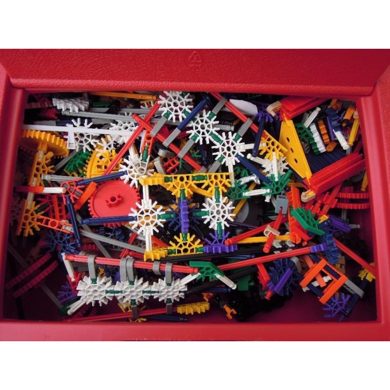 Four Cases of 1990s Vintage K'nex