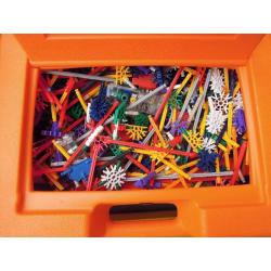 Four Cases of 1990s Vintage K'nex