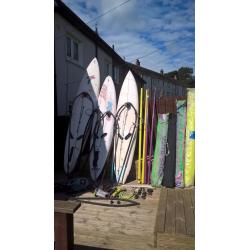 windsurfers (3 of) full kits and extras cheap