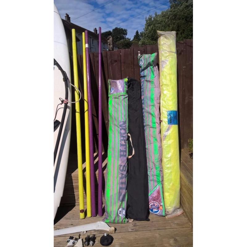 windsurfers (3 of) full kits and extras cheap