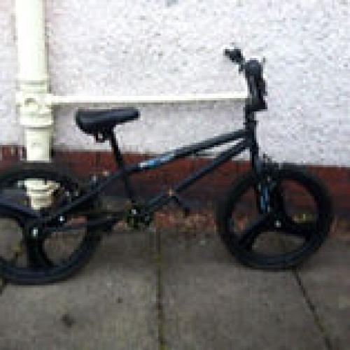 BMX ZINC Black Bike