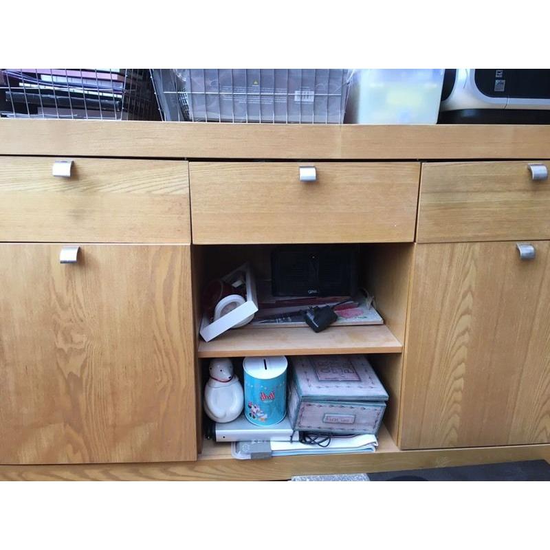 Oak TV stand