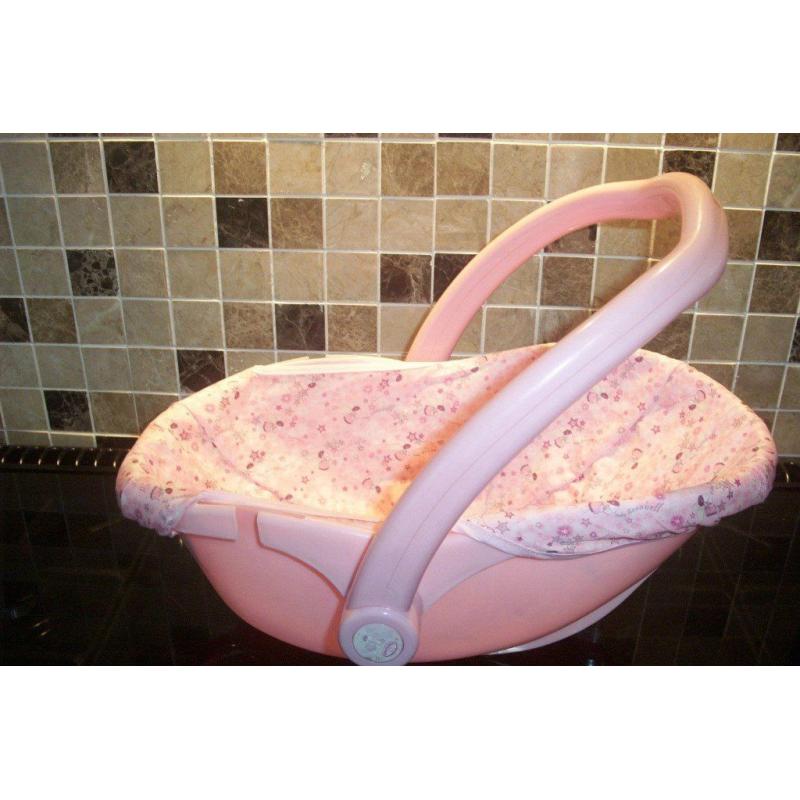 baby annabell dolls car seat.