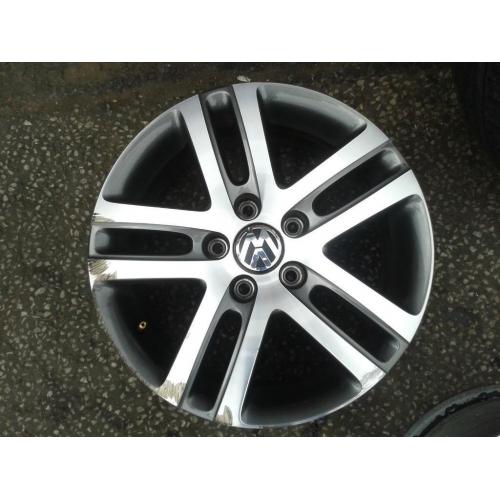 1 X GENUINE VW ATLANTA 16" ALLOY WHEEL.5X112PCD MK5 MK6 GOLF JETTA TOURAN CADDY 1K0601025BM