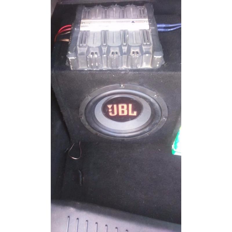 Jb sub and amp 1000 watt LOUD