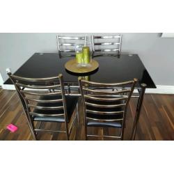 Table and 4 chairs