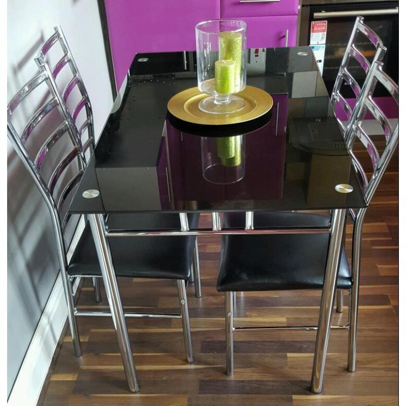 Table and 4 chairs