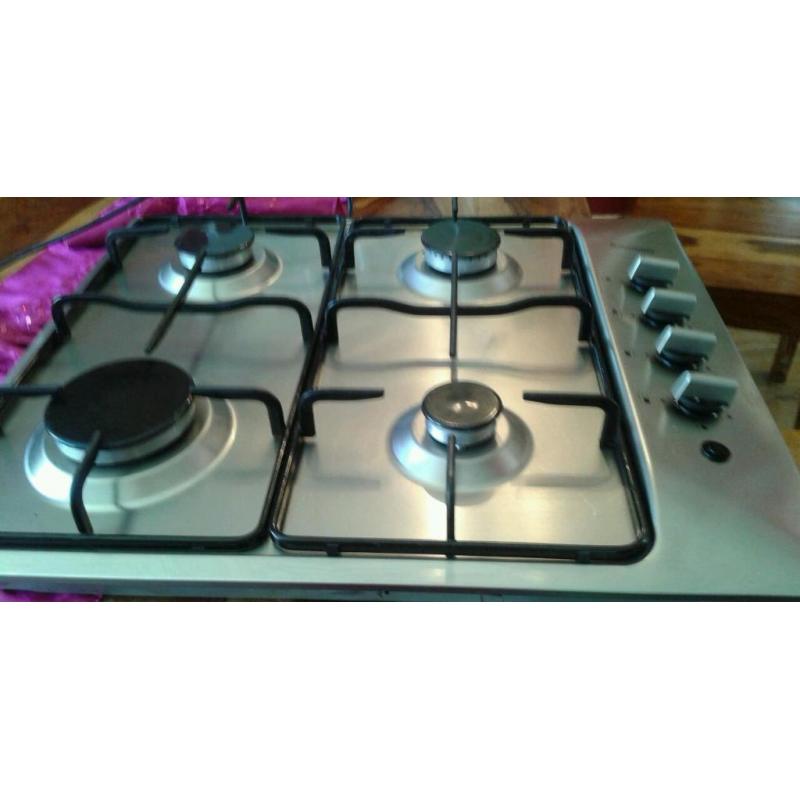 Electric oven and gas hob