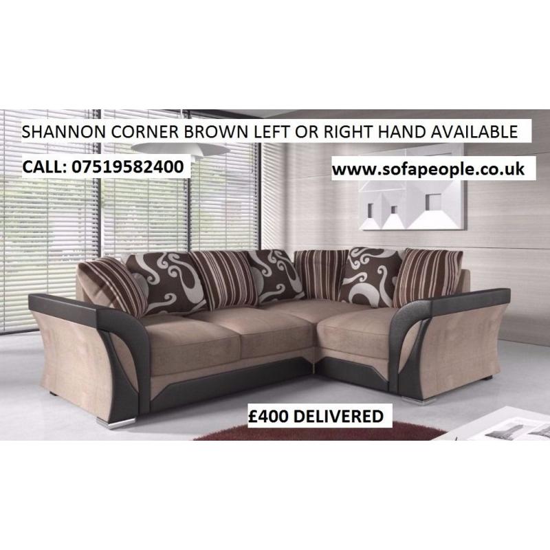 Shannon 3+2 sofa, all sofas guaranteed, FREE STORAGE POUFFE ON ALL ORDERS, entire shannon range