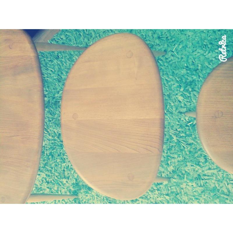 Ercol Pebble Nest of tables.